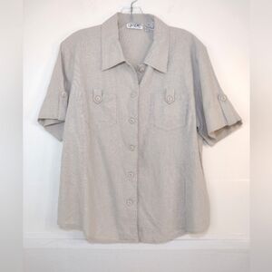 SELENE SPORT women's vintage short sleeve top size (XL)